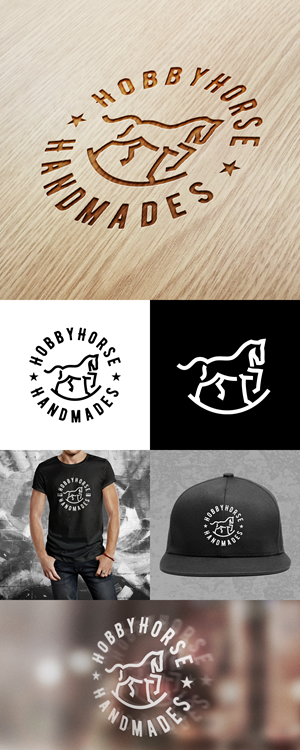Logo Design by Oleksandr Tovarkov for Hobbyhorse Handmades | Design: #30934204
