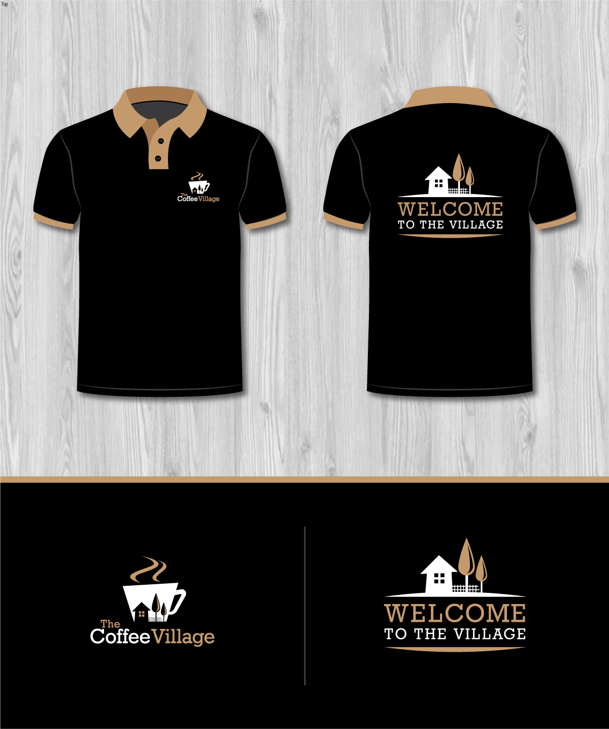 Logo Design by creativepix for The Coffee Village | Design #30932911
