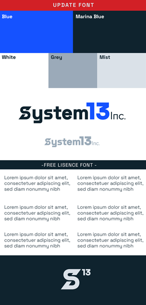 Logo Design by Alice Black for System13, Inc. | Design: #30986831