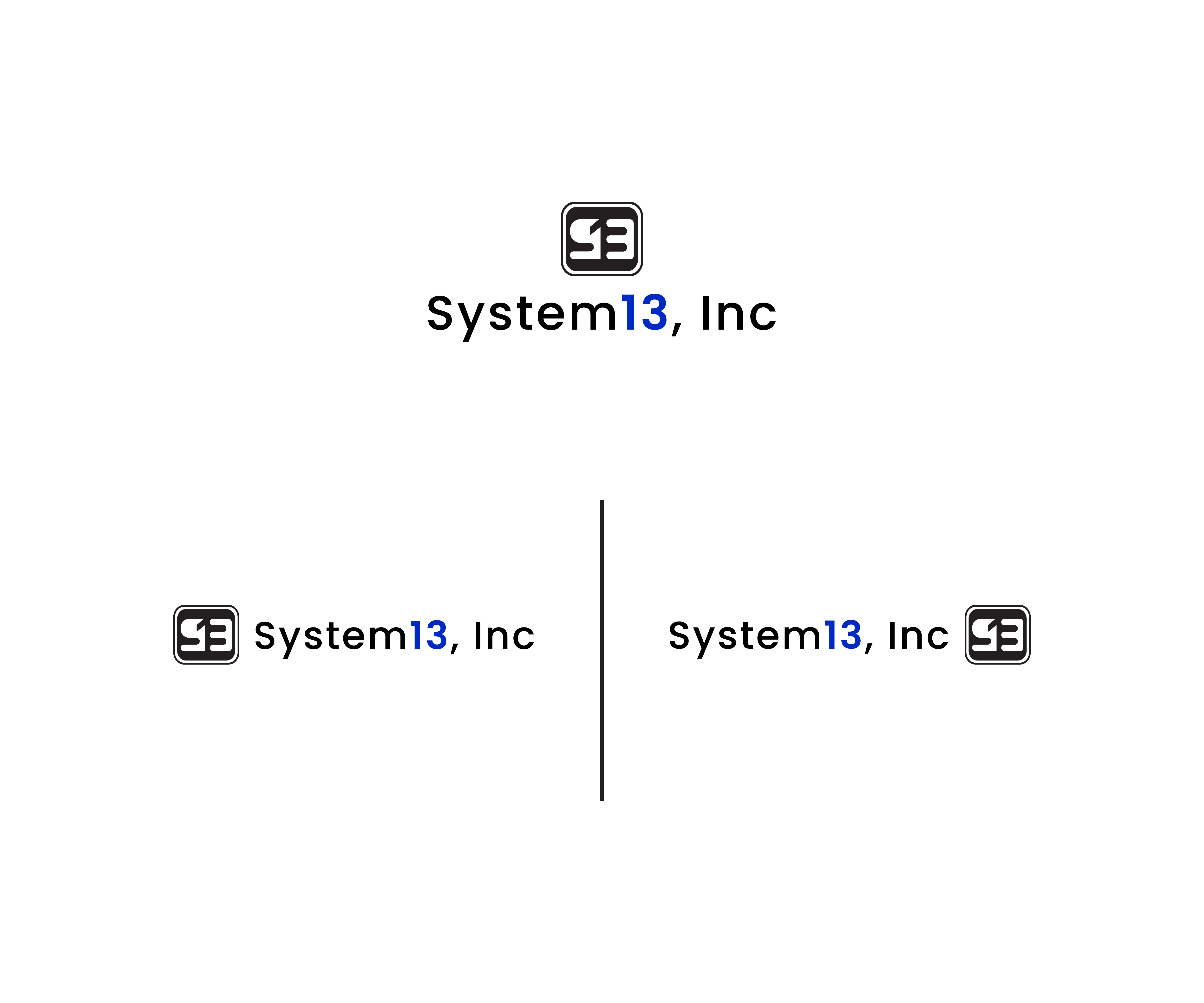 Logo Design by Tube light for System13, Inc. | Design #31063558