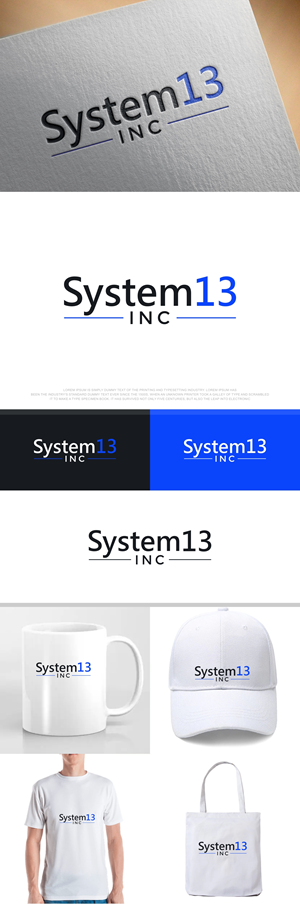 Logo Design by fly  design for System13, Inc. | Design: #30932654