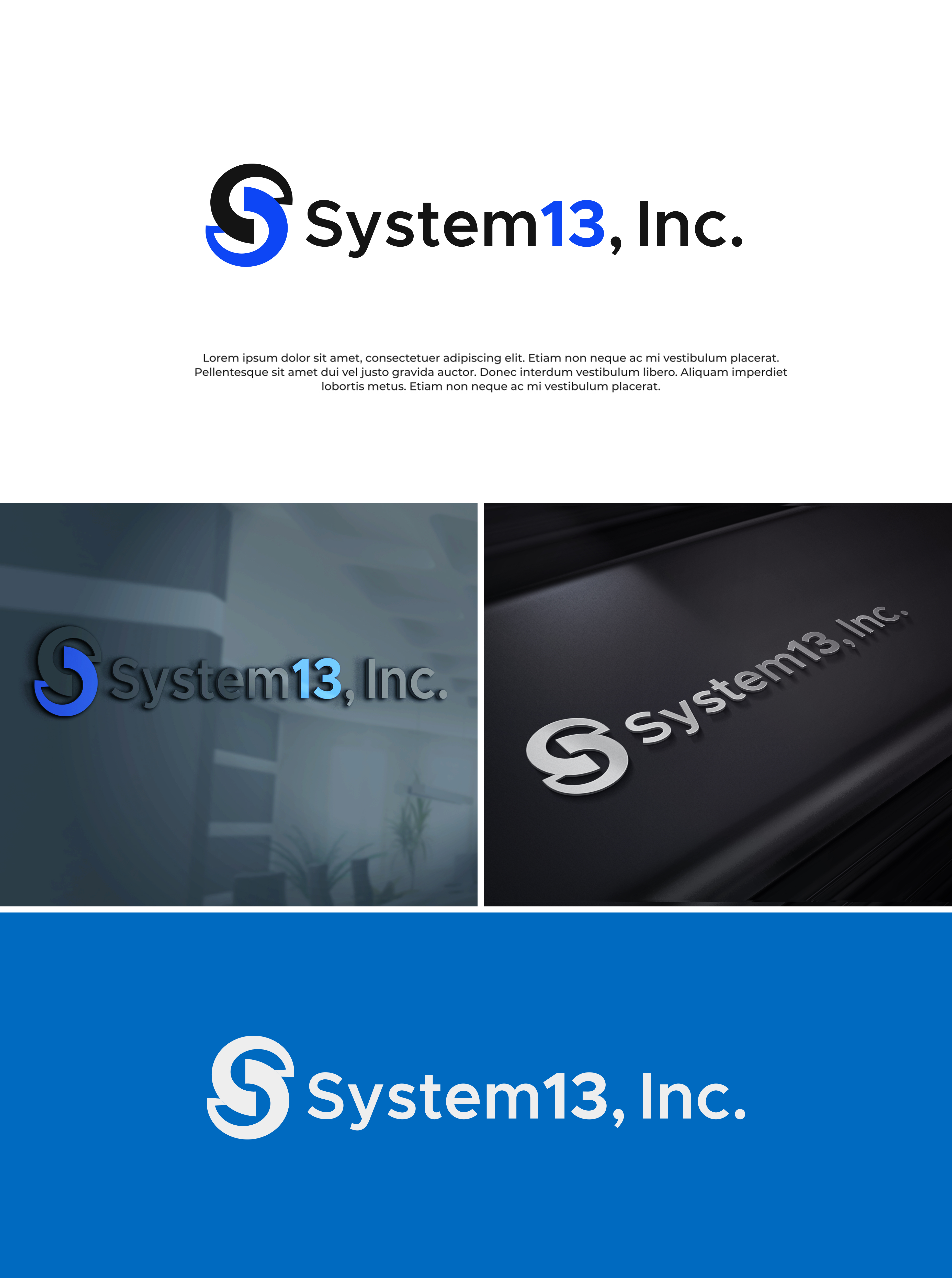 Logo Design by Mustakim for System13, Inc. | Design #30958051