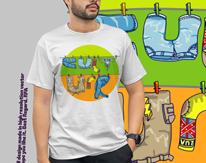 T-shirt Design by Rizal Fauzi