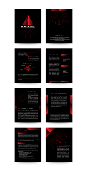Diseño de Brochure por merti.studio para BLACKBIRD Technology | Diseño: #30937661