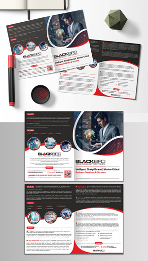 Diseño de Brochure por KreativeMadz para BLACKBIRD Technology | Diseño: #30950369