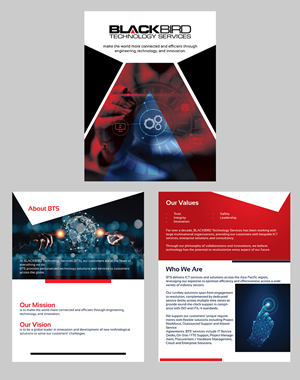 Diseño de Brochure por YourLogoMaster para BLACKBIRD Technology | Diseño: #30936893