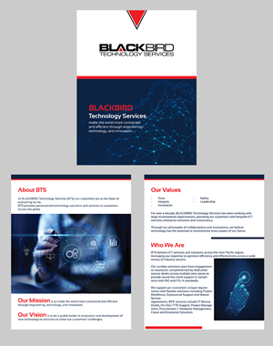 Diseño de Brochure por YourLogoMaster para BLACKBIRD Technology | Diseño: #30936894