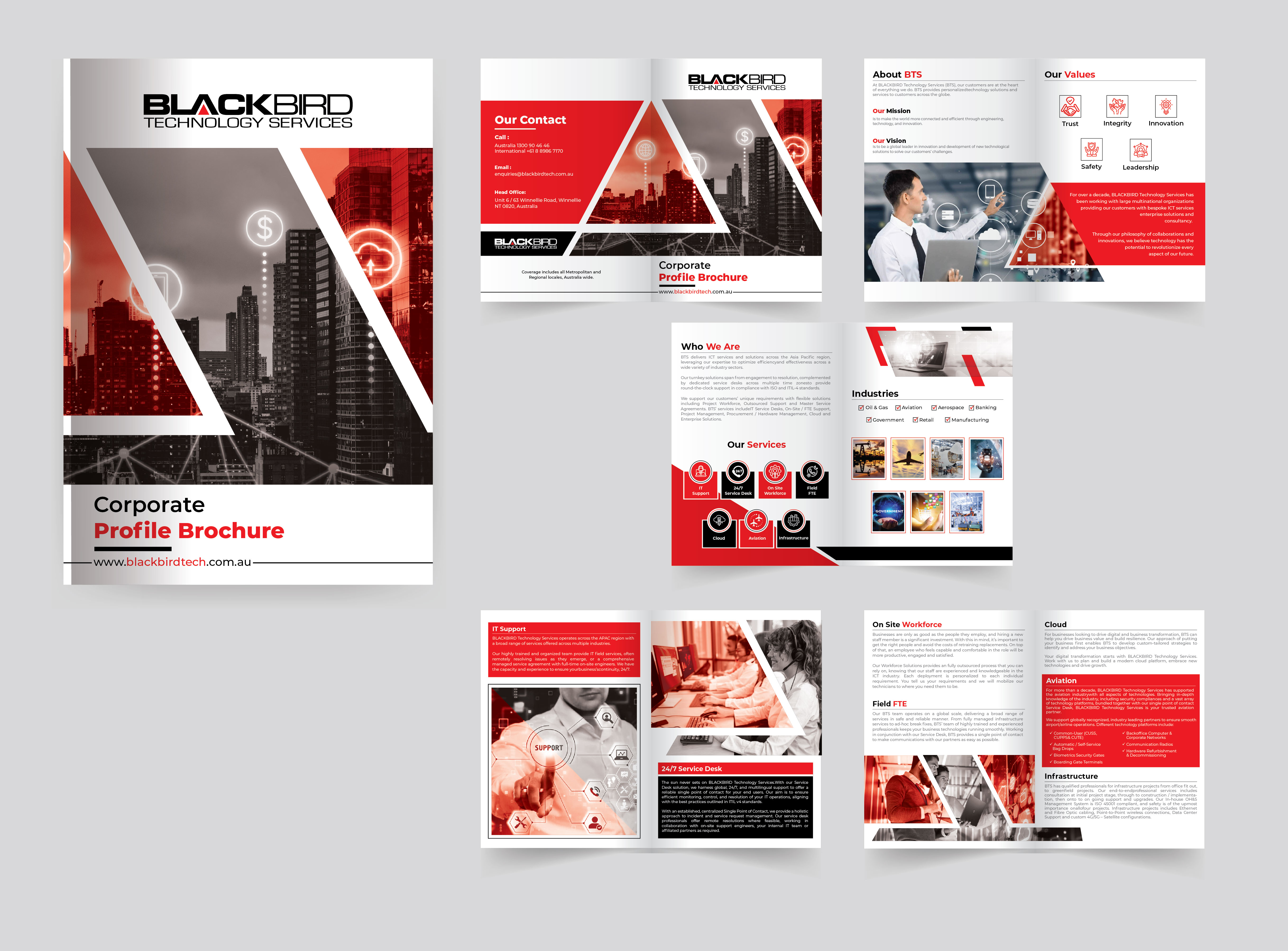 Brochure Design by artbitin for BLACKBIRD Technology | Design #30948583