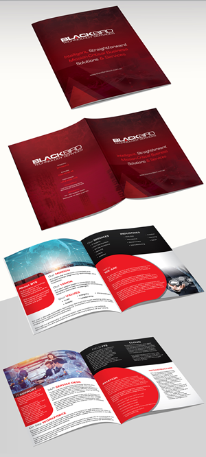 Diseño de Brochure por creativemood438 para BLACKBIRD Technology | Diseño: #30943766