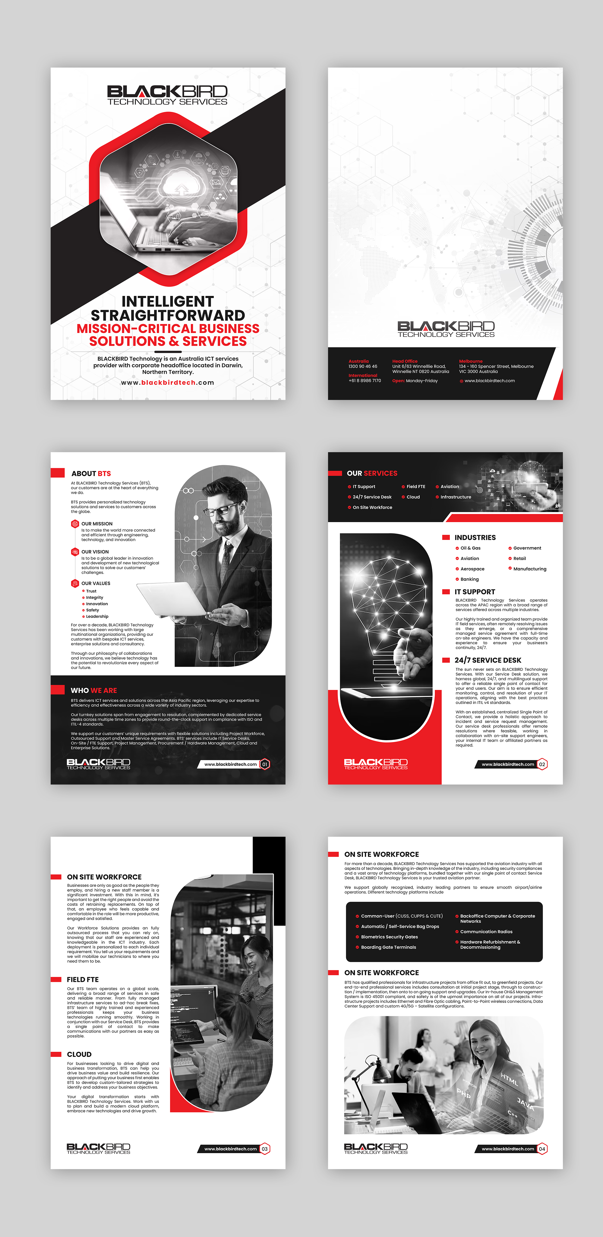Diseño de Brochure por debdesign para BLACKBIRD Technology | Diseño #30962910