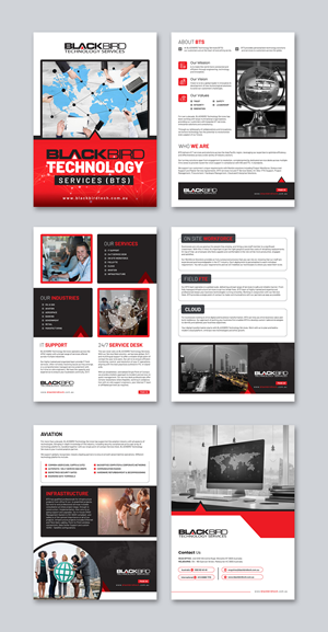 Diseño de Brochure por debdesign para BLACKBIRD Technology | Diseño: #30963878