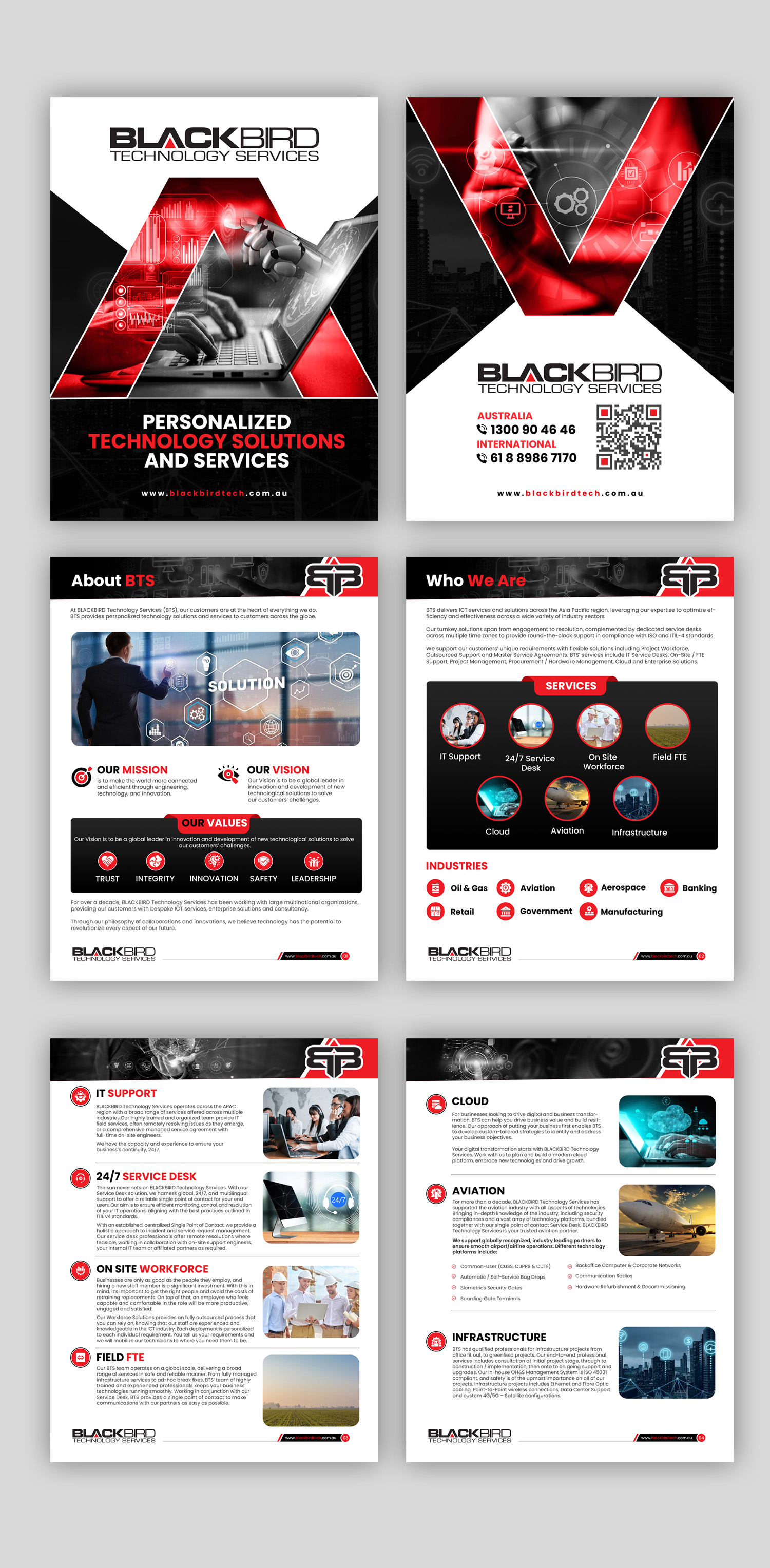 Diseño de Brochure por debdesign para BLACKBIRD Technology | Diseño #30963934