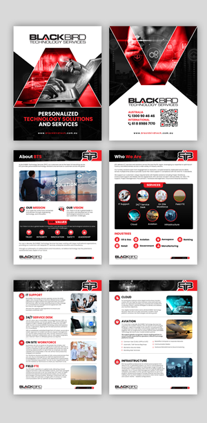 Diseño de Brochure por debdesign para BLACKBIRD Technology | Diseño: #30963934