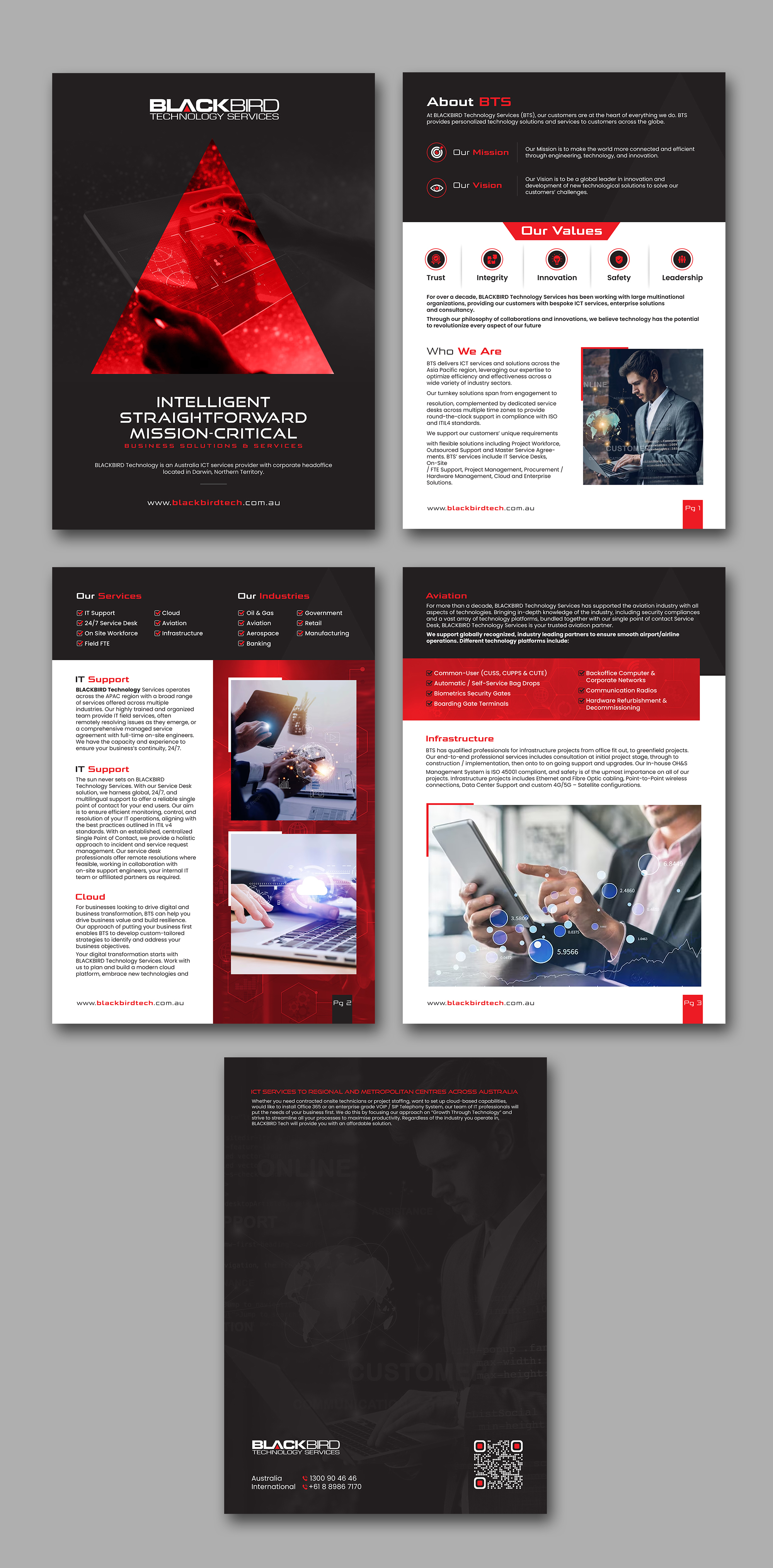 Diseño de Brochure por debdesign para BLACKBIRD Technology | Diseño #30963962
