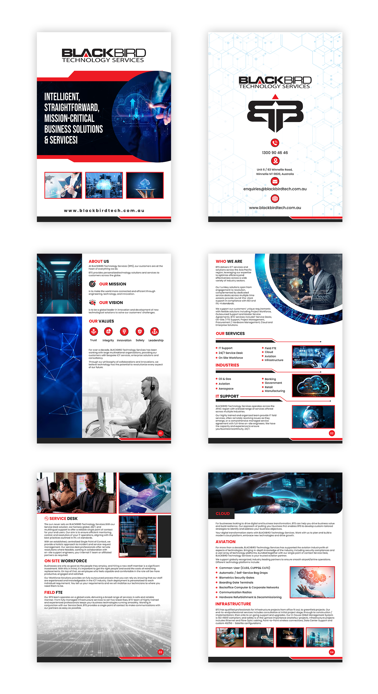 Brochure Design by debdesign for BLACKBIRD Technology | Design #30964561