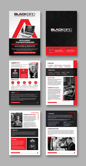 Diseño de Brochure por debdesign para BLACKBIRD Technology | Diseño: #30964827