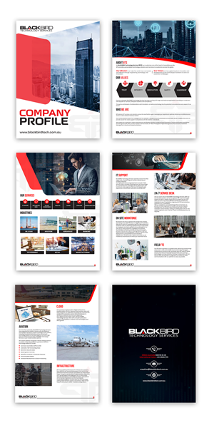 Diseño de Brochure por debdesign para BLACKBIRD Technology | Diseño: #30965701