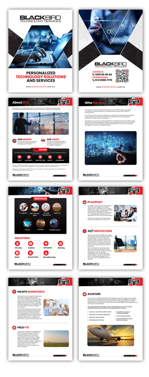Diseño de Brochure por debdesign para BLACKBIRD Technology | Diseño: #30972787
