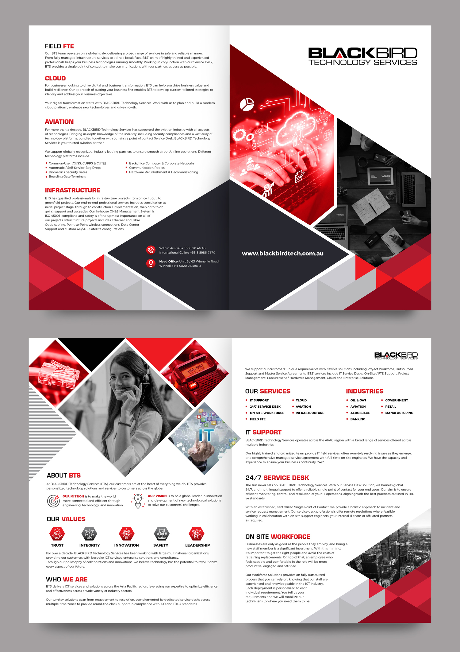Brochure Design by rkailas for BLACKBIRD Technology | Design #30956295