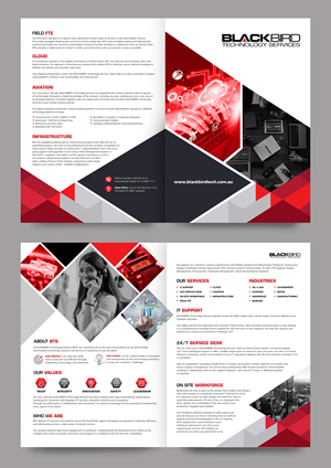 Brochure Design by rkailas for BLACKBIRD Technology | Design #30956295