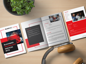 Diseño de Brochure por Payel Paul para BLACKBIRD Technology | Diseño: #30938227