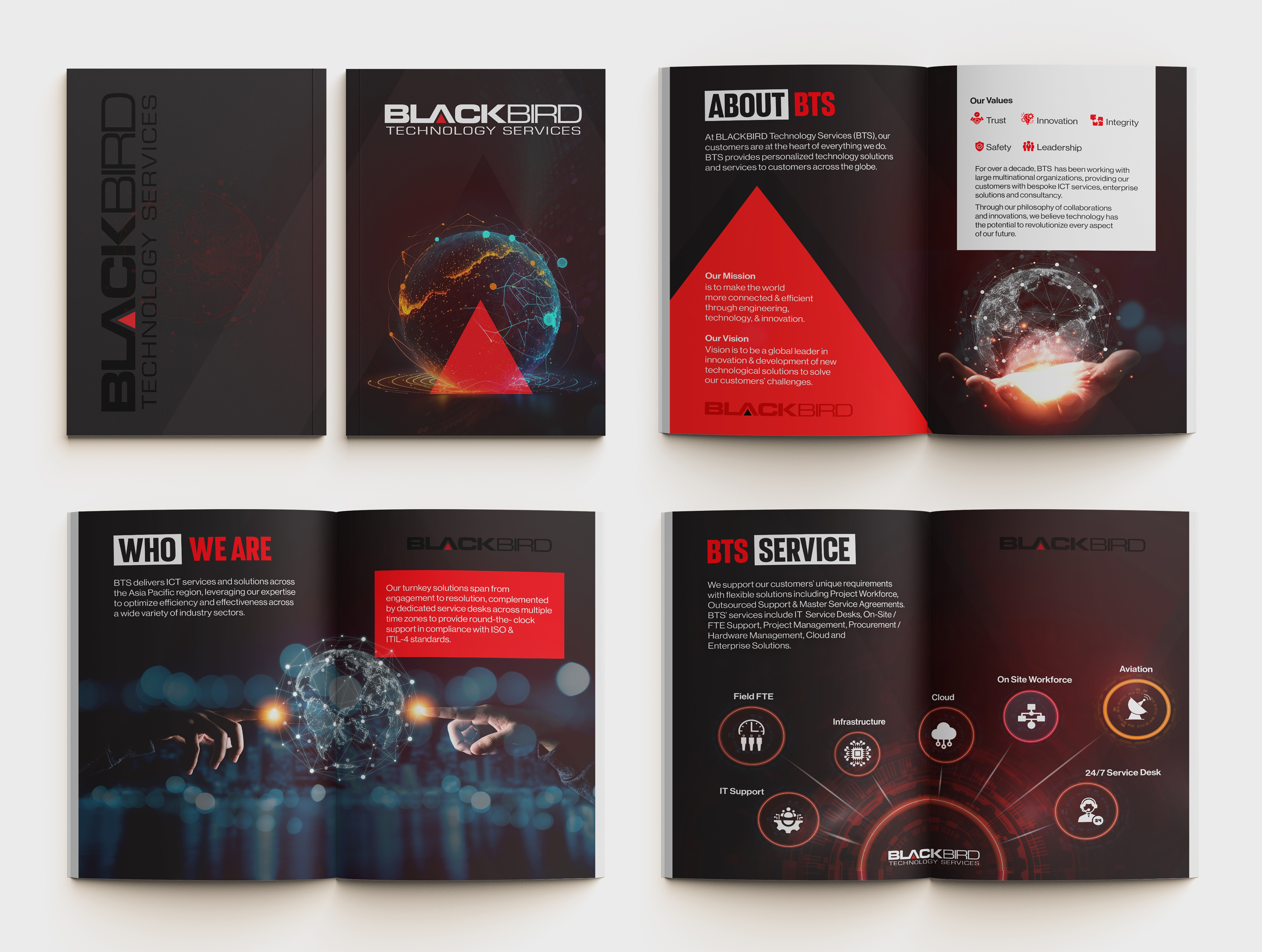 Brochure Design by Graphic Guy for BLACKBIRD Technology | Design #30936556