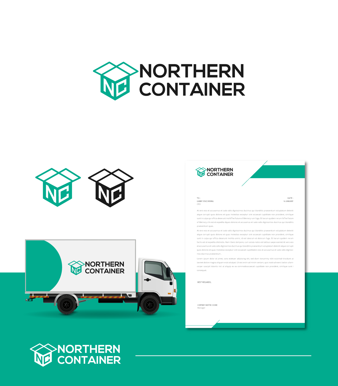 Logo Design by Farhad Kreative for Northern Container | Design #30940415