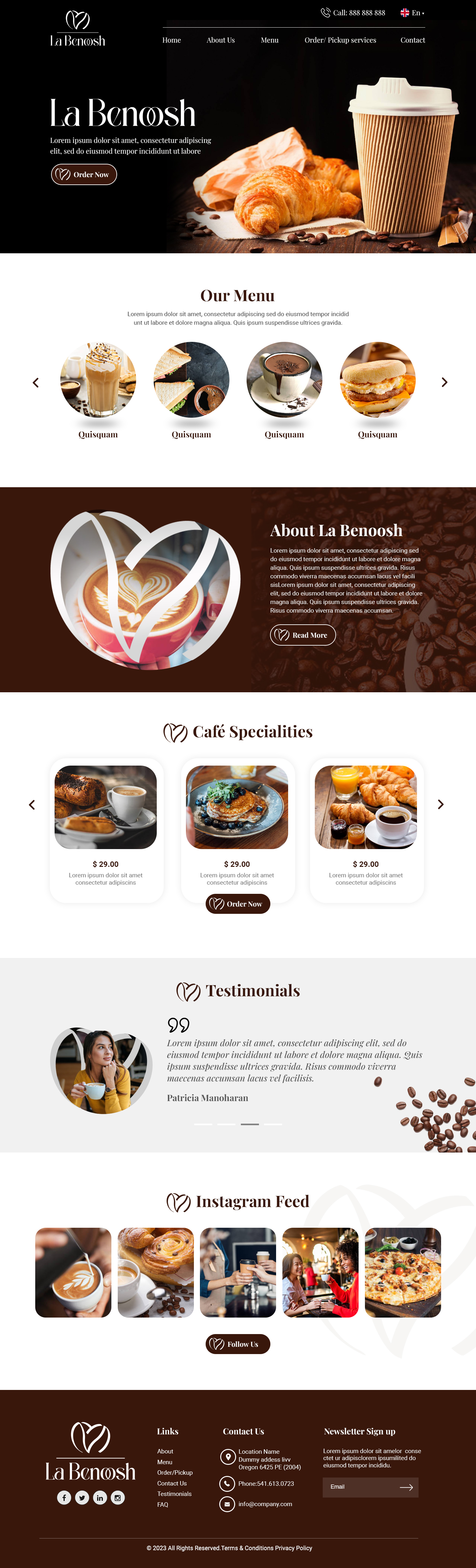 Web Design by MAHABA for La Benoosh | Design #30949687