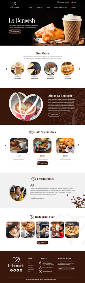 Web Design by MAHABA for La Benoosh | Design: #30949687