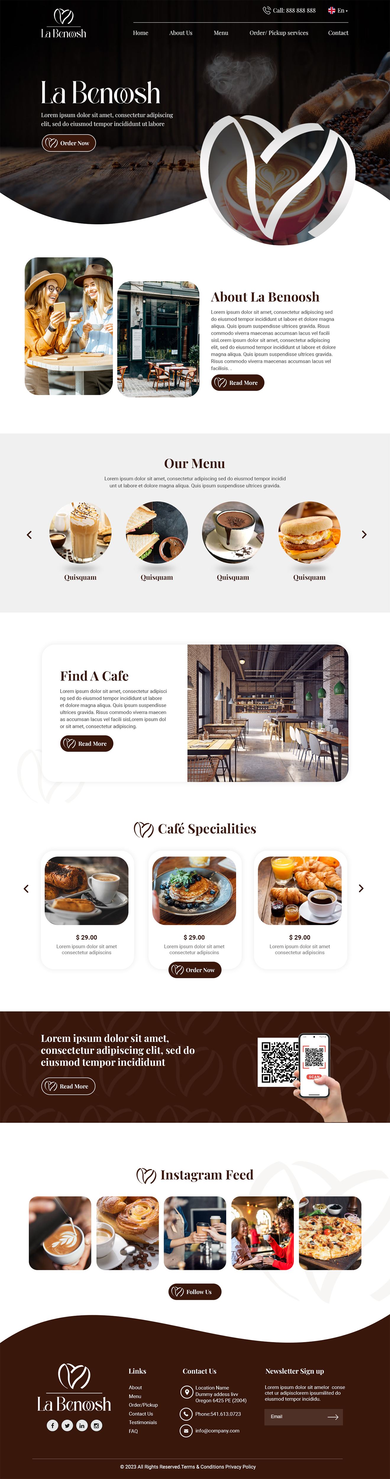 Web Design by MAHABA for La Benoosh | Design #30949688