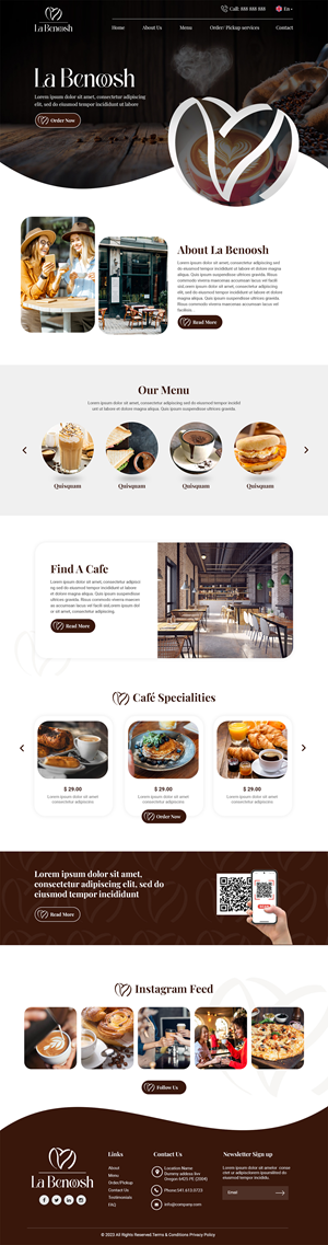 Web Design by MAHABA for La Benoosh | Design: #30949688