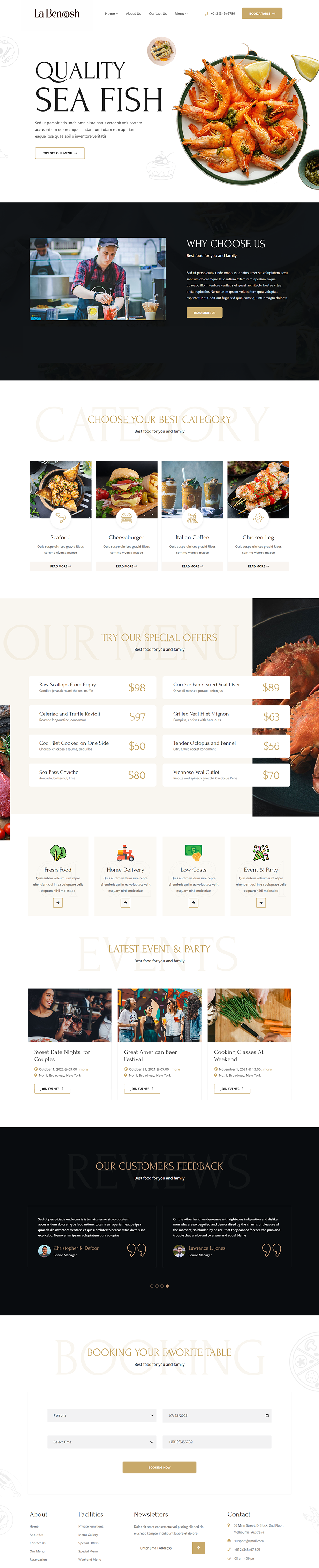 Web Design by DeriMH for La Benoosh | Design #30964153