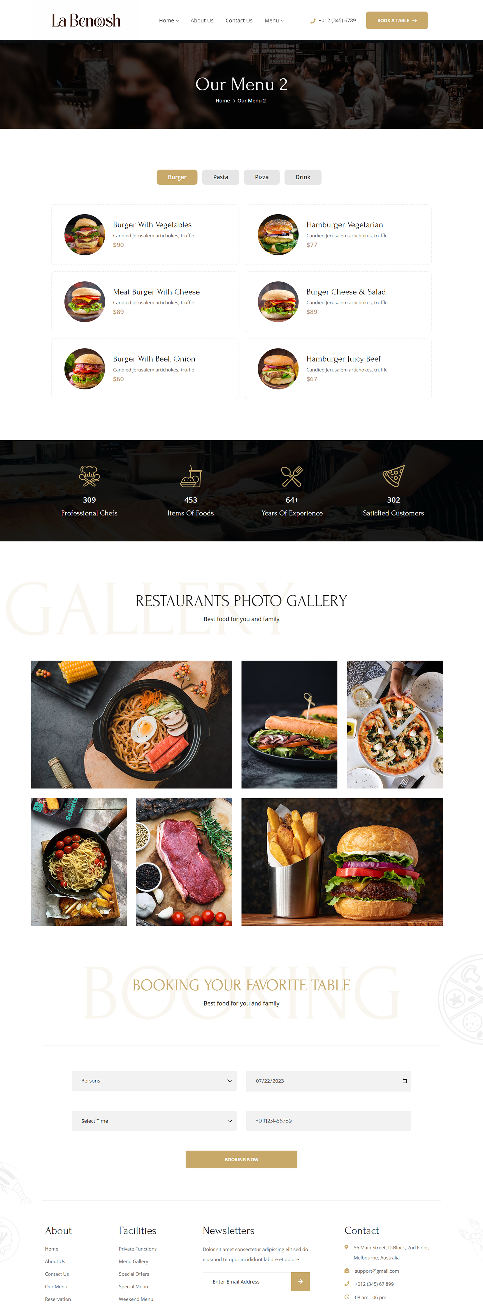 Web Design by DeriMH for La Benoosh | Design #30964154