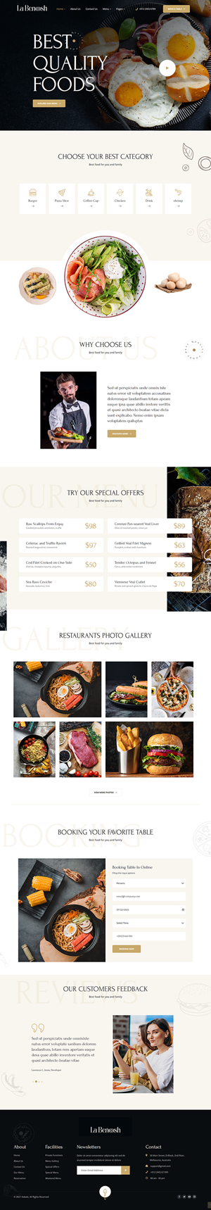 Web Design by DeriMH for La Benoosh | Design: #30964191