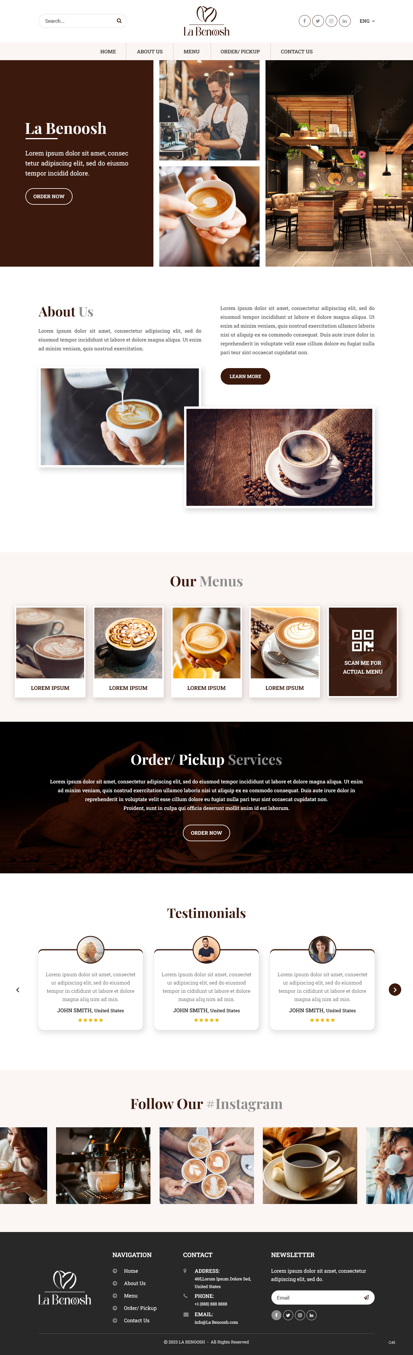 Web Design by pb for La Benoosh | Design #30945168