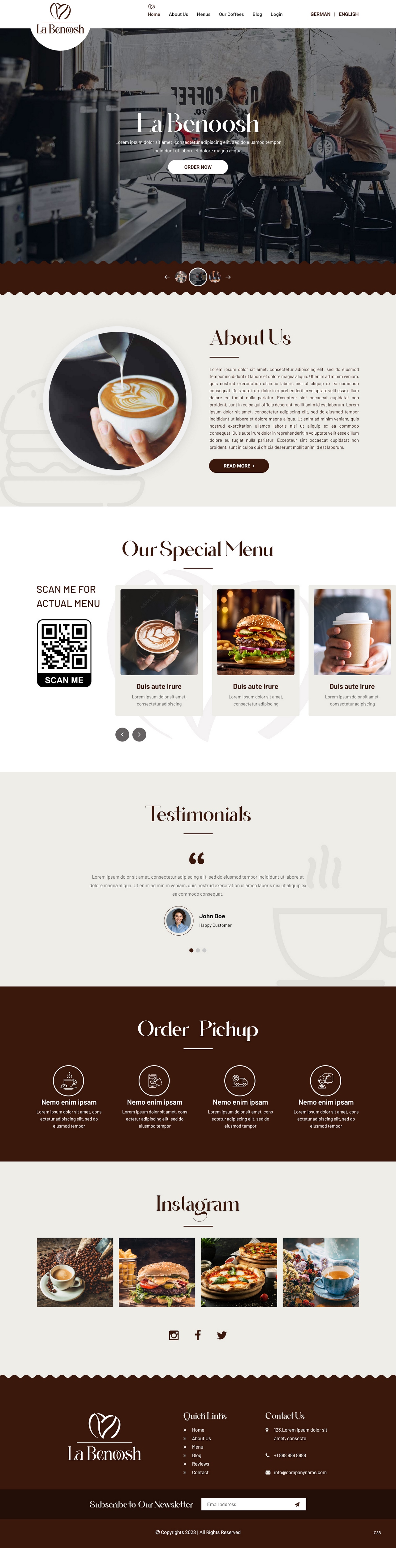 Web Design by pb for La Benoosh | Design #30945169