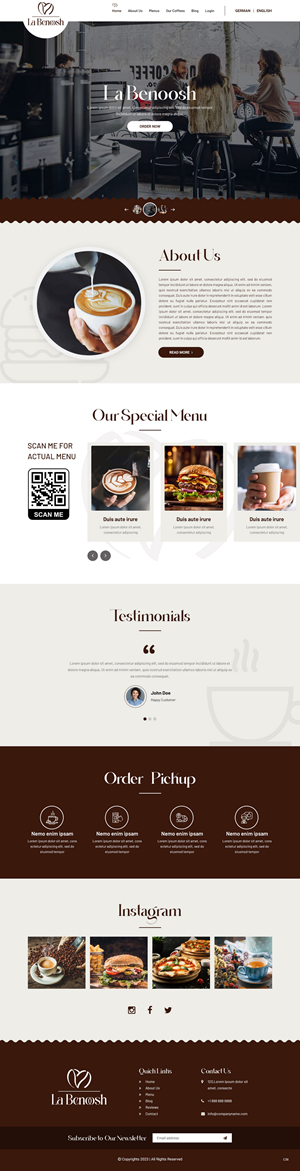 Web Design by pb for La Benoosh | Design: #30945169