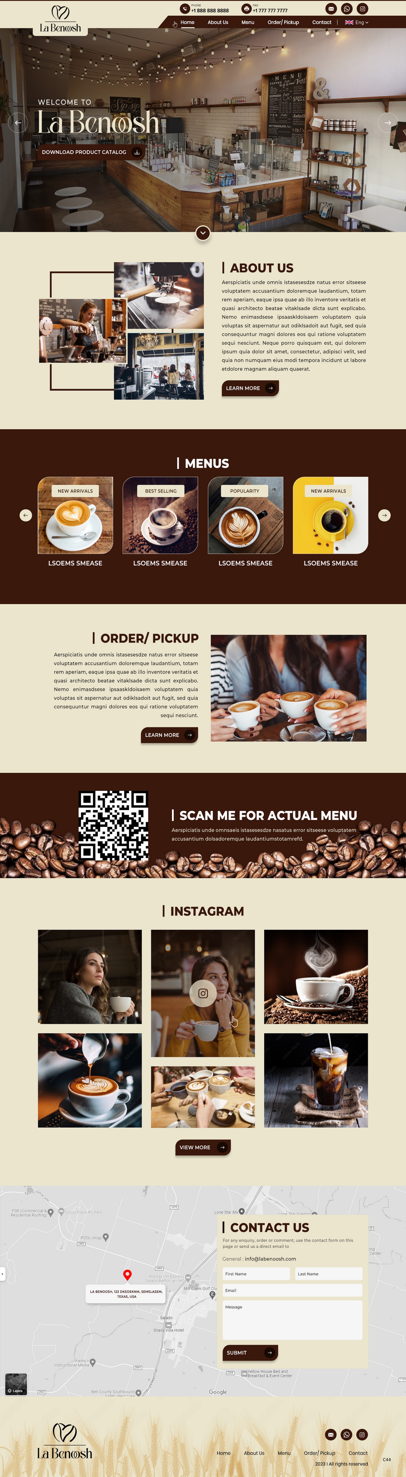 Web Design by pb for La Benoosh | Design #30945170