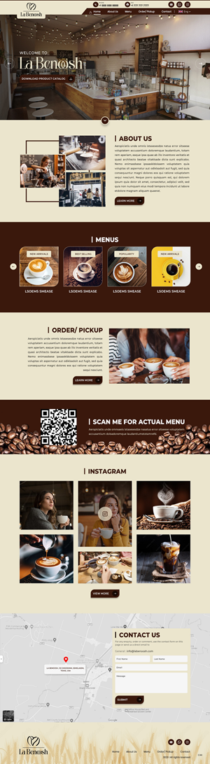 Web Design by pb for La Benoosh | Design: #30945170