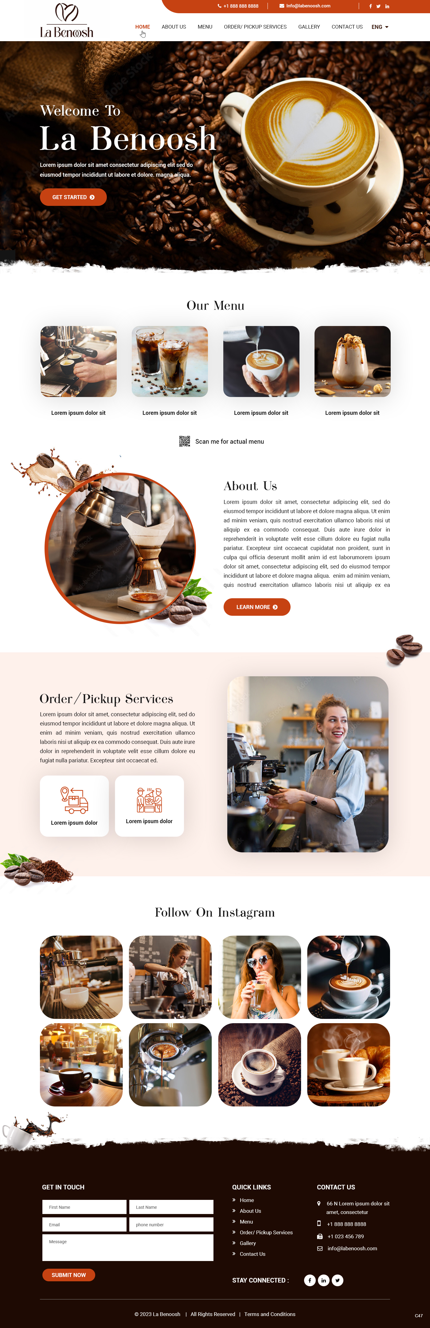 Web Design by pb for La Benoosh | Design #30945171