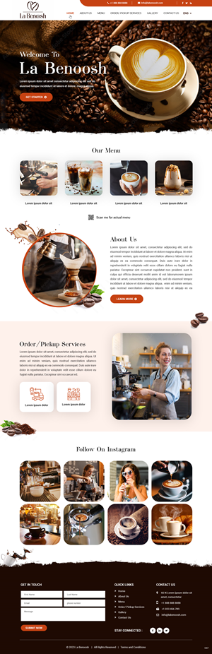 Web Design by pb for La Benoosh | Design: #30945171