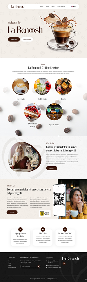 Web Design by pb for La Benoosh | Design: #30945172