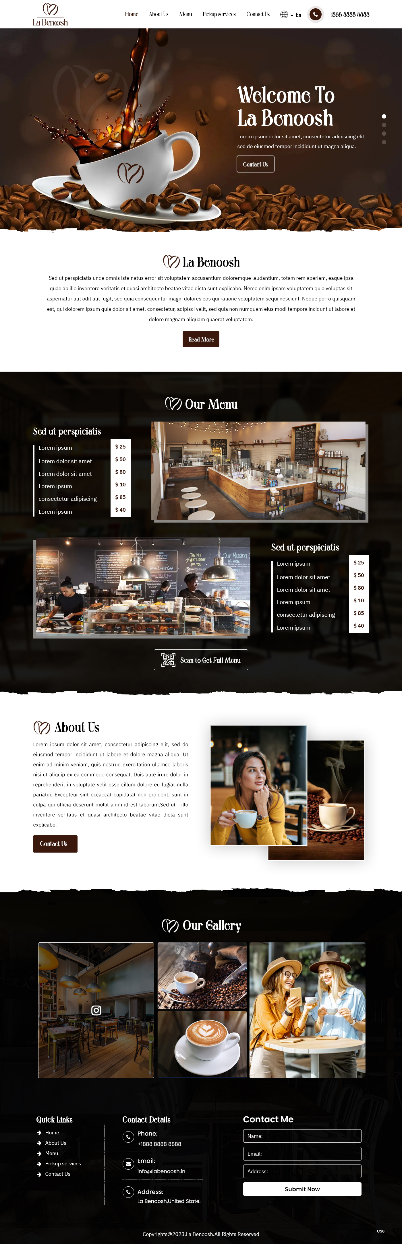 Diseño Web por pb para La Benoosh | Diseño #30945174