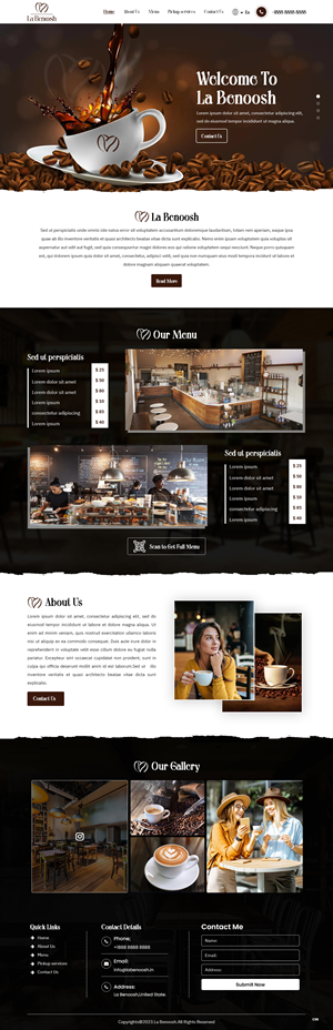 Web Design by pb for La Benoosh | Design: #30945174