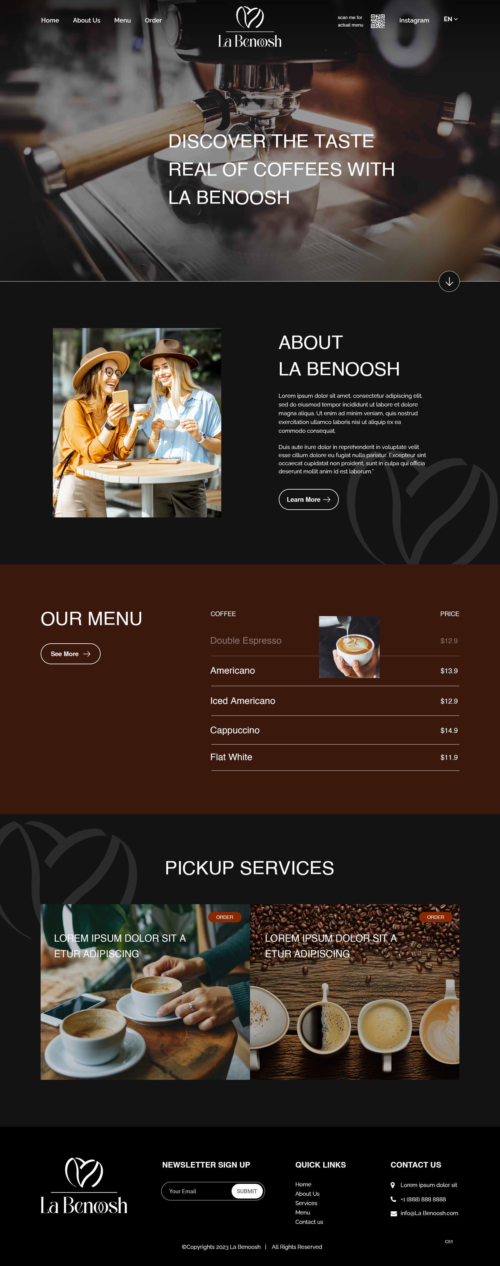 Web Design by pb for La Benoosh | Design #30945176