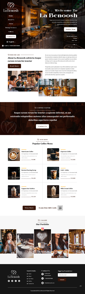 Web Design by pb for La Benoosh | Design: #30945177