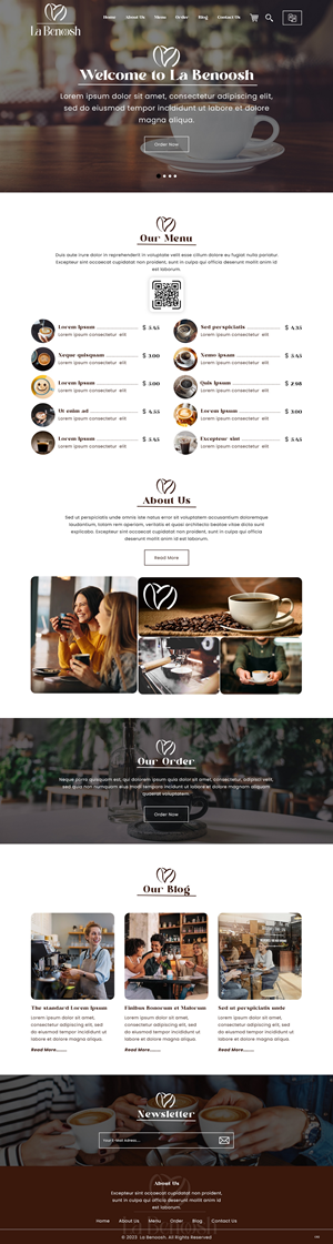 Web Design by pb for La Benoosh | Design: #30945186