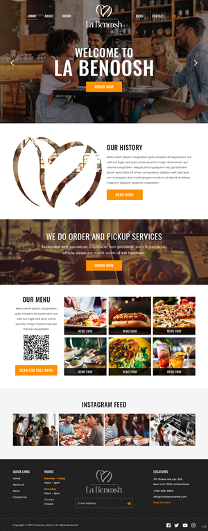 Web Design by pb for La Benoosh | Design: #30945187