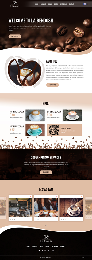 Web Design by pb for La Benoosh | Design: #30951287