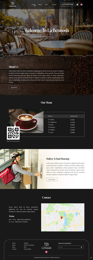 Web Design by pb for La Benoosh | Design: #30951288